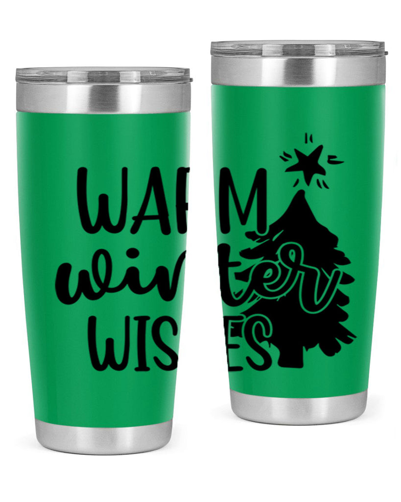 Warm Winter Wishes 451#- winter- Tumbler