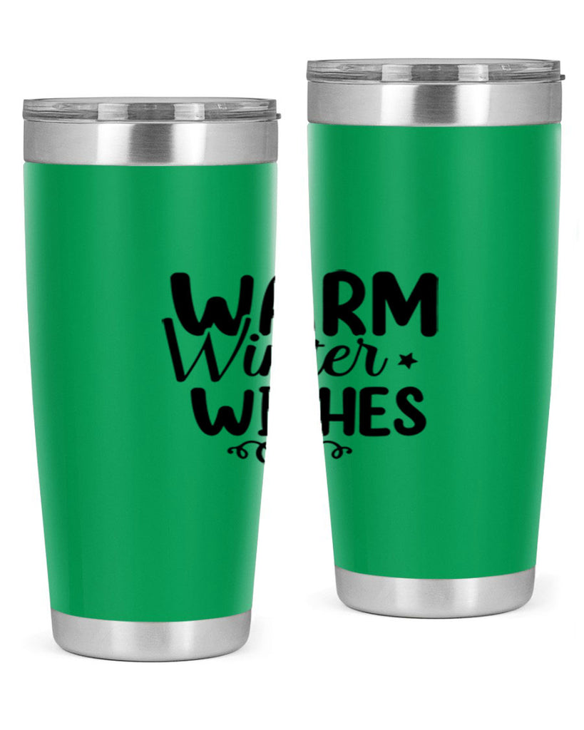 Warm Winter Wishes 453#- winter- Tumbler