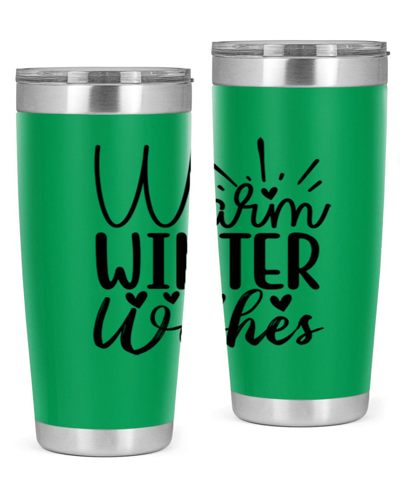 Warm Winter Wishes 454#- winter- Tumbler