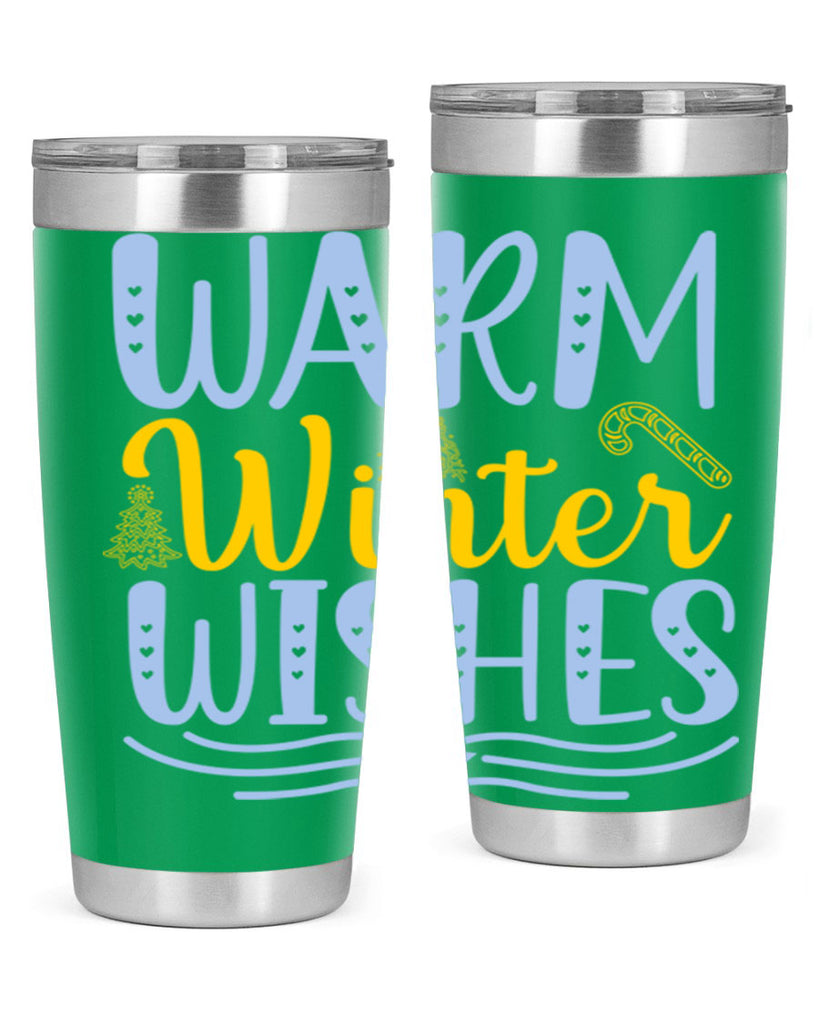 Warm winter wishes 449#- winter- Tumbler