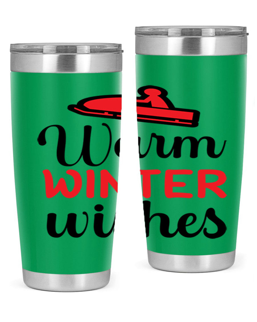 Warm winter wishes 452#- winter- Tumbler