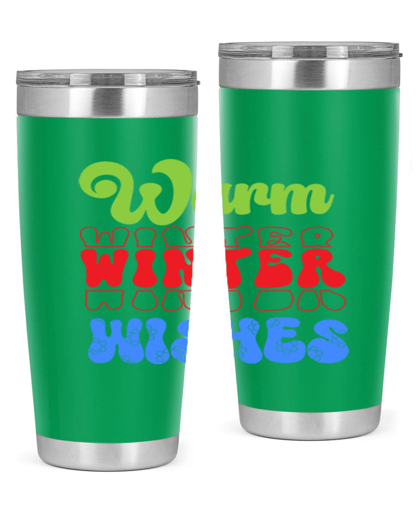 Warm winter wishes 458#- winter- Tumbler