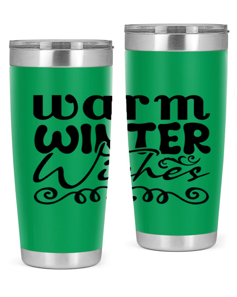 Warm winter wishes 461#- winter- Tumbler