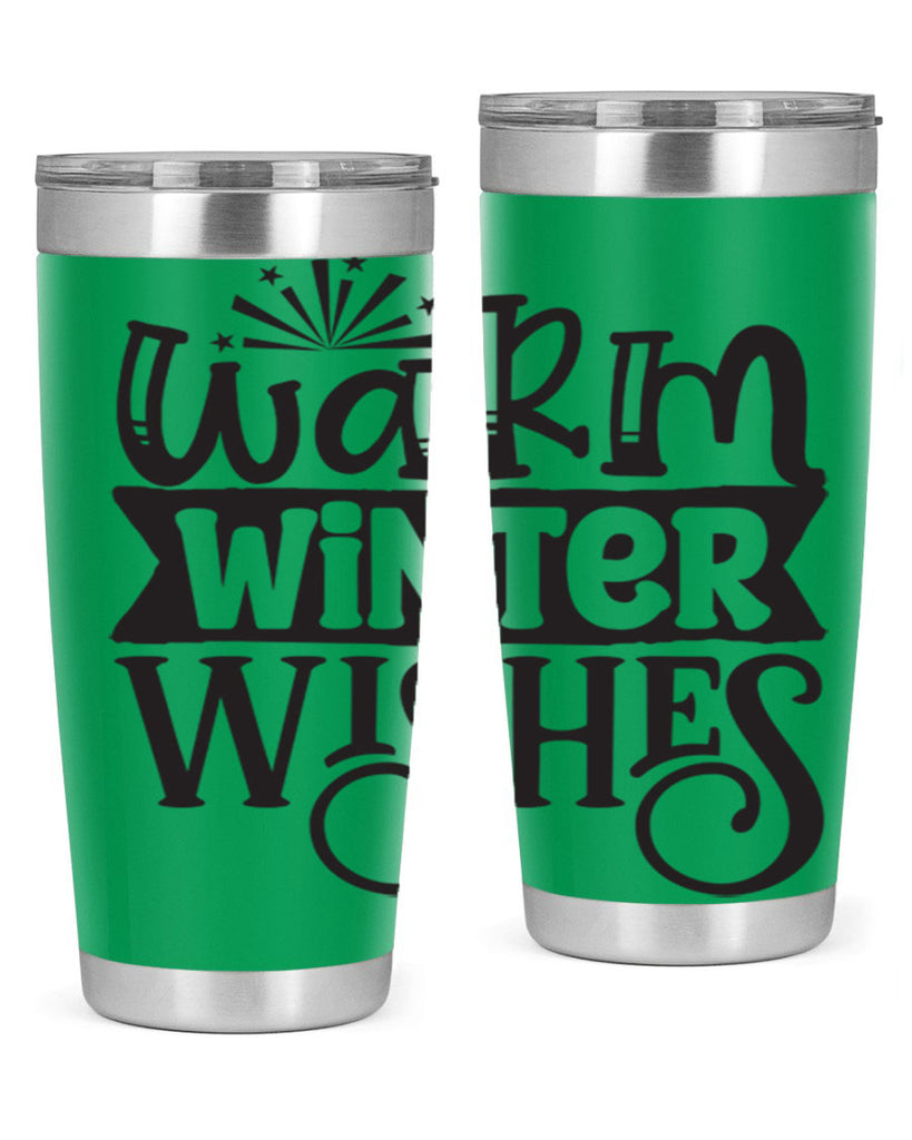 Warm winter wishes 462#- winter- Tumbler