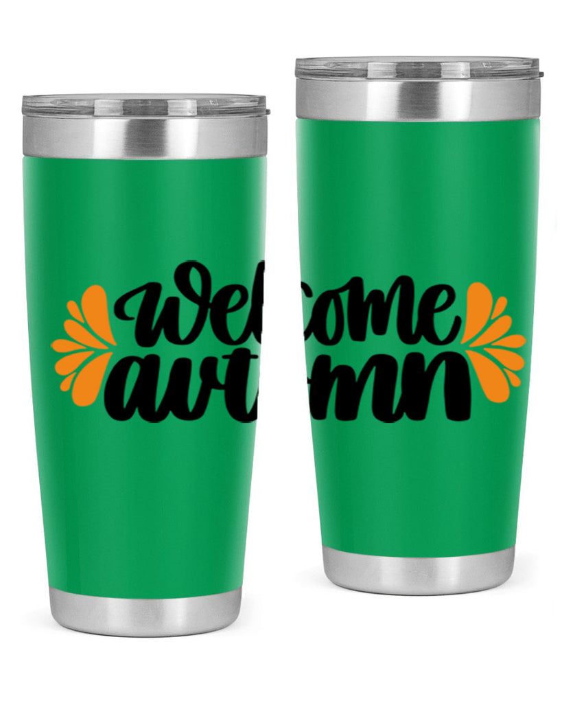 Welcome Autumn 513#- fall- Tumbler