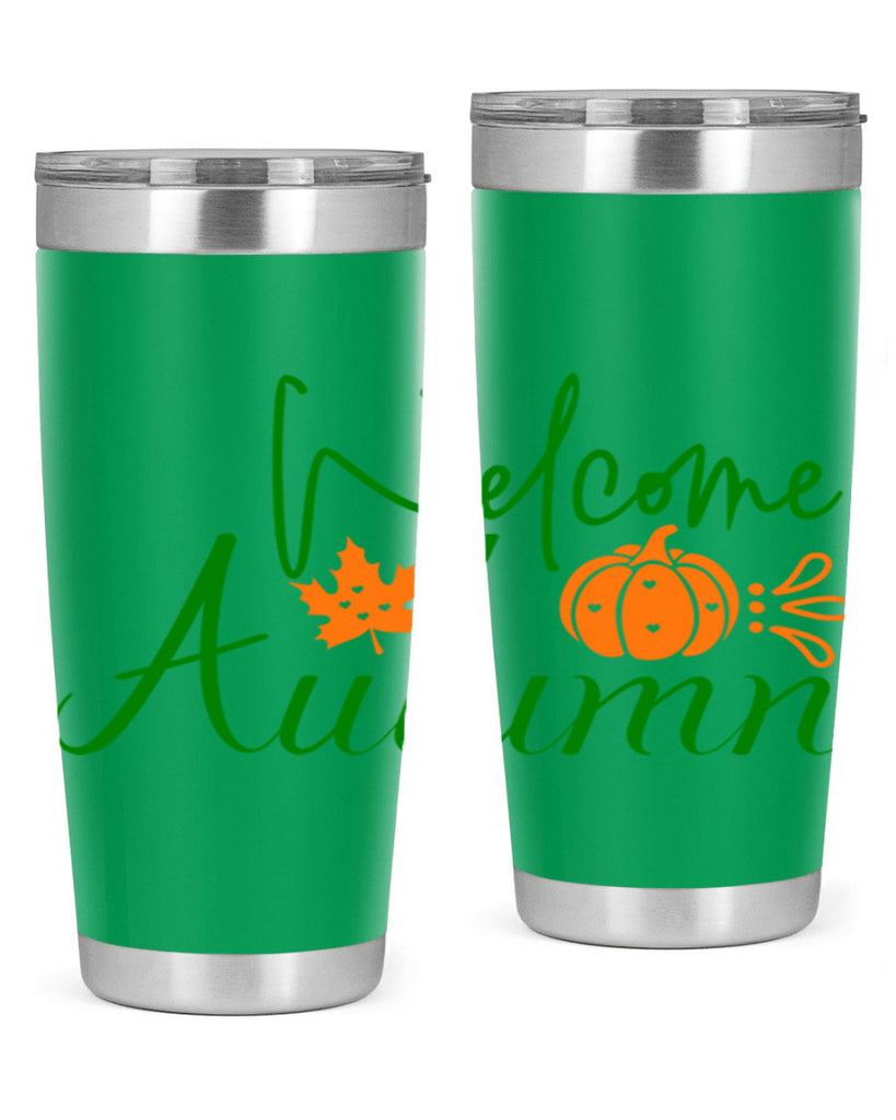 Welcome Autumn 627#- fall- Tumbler