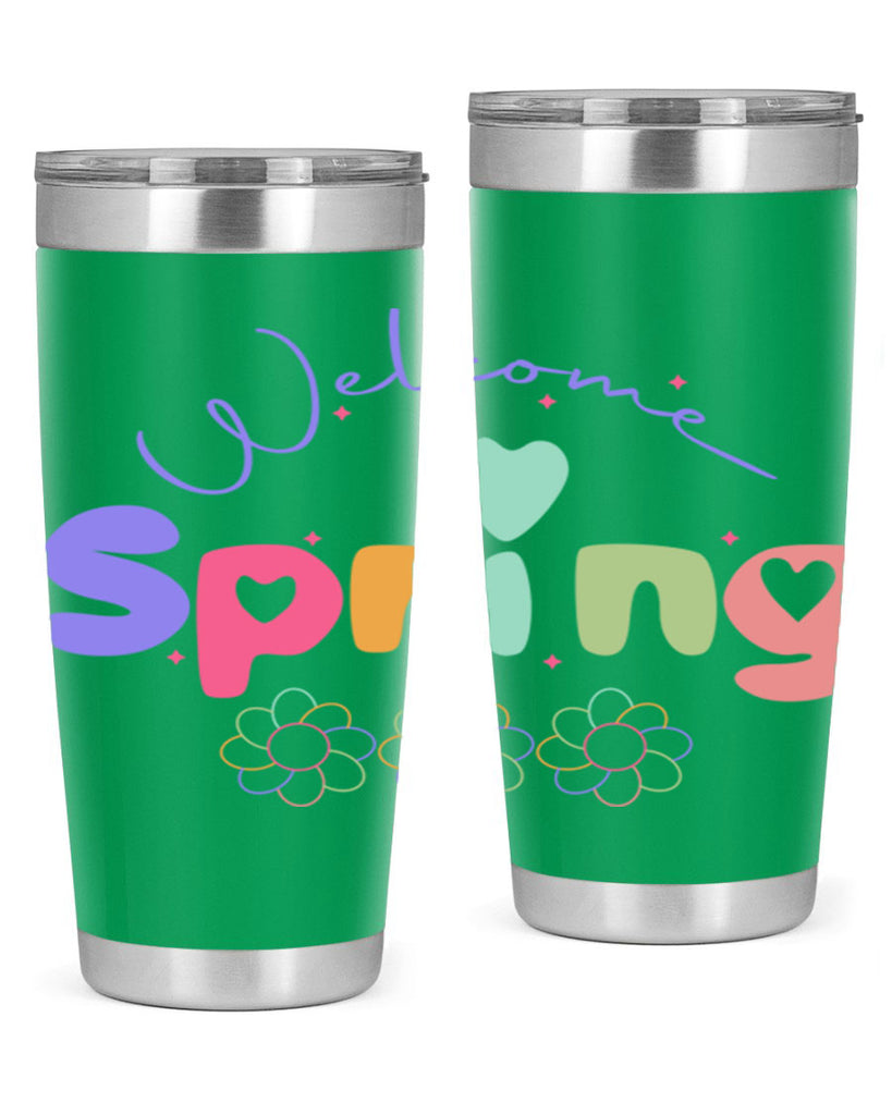 Welcome Spring583#- spring- Tumbler