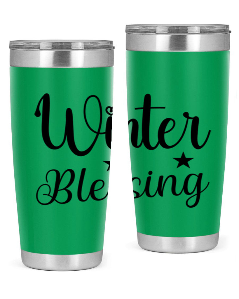 Winter Blessing 484#- winter- Tumbler