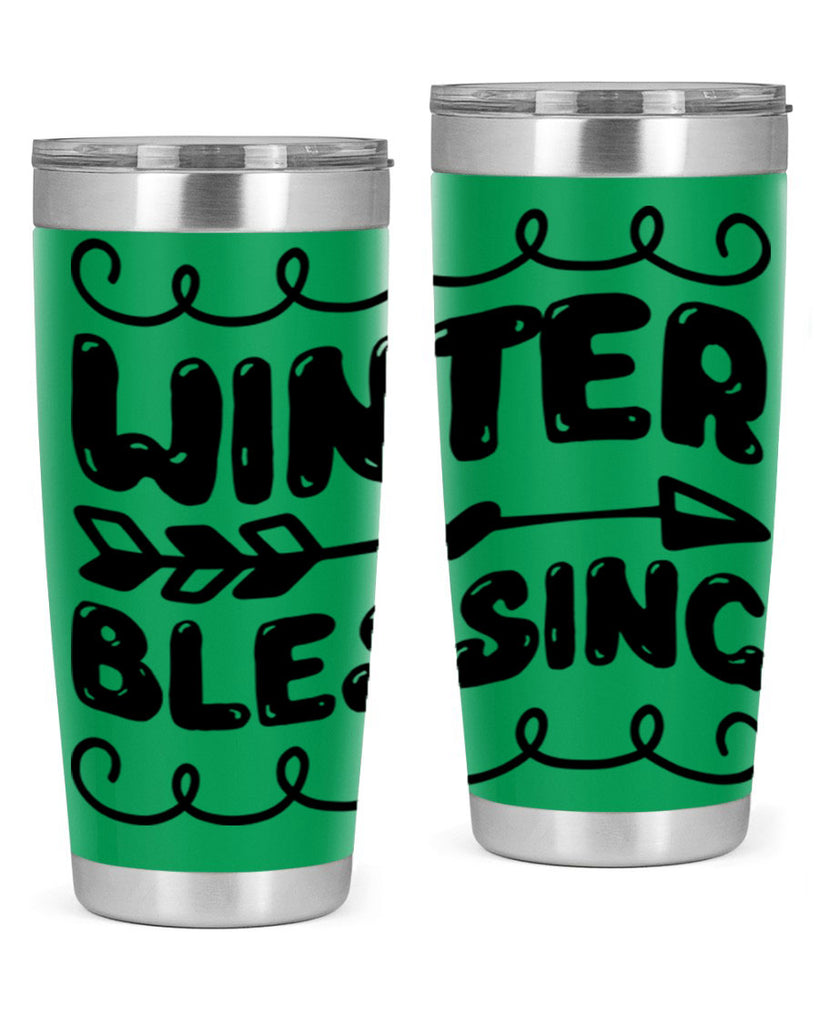 Winter Blessing 545#- winter- Tumbler