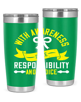 With awareness come responsibility and choice Style 5#- self awareness- Tumbler
