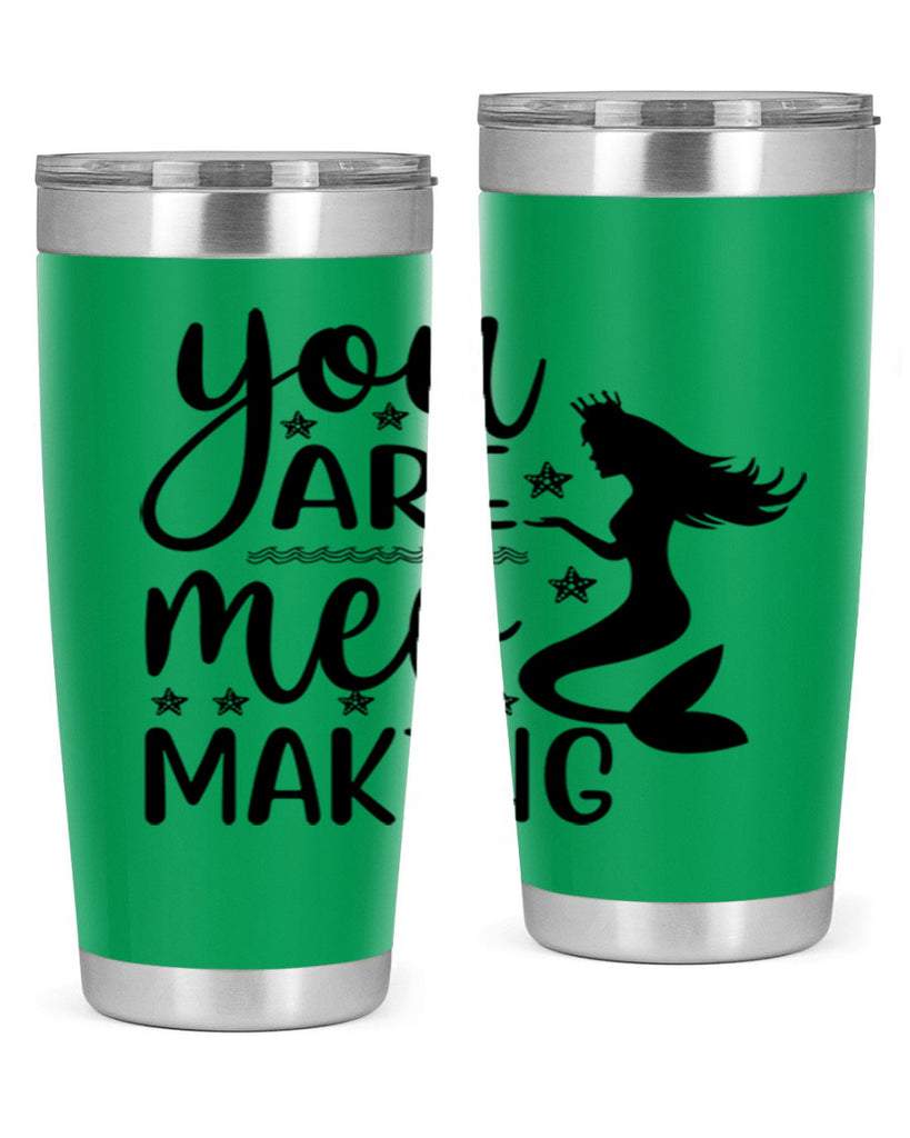 You are mer making 684#- mermaid- Tumbler