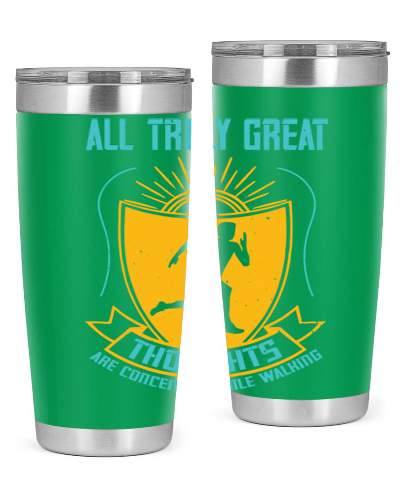 all truly great thoughts are 49#- running- Tumbler