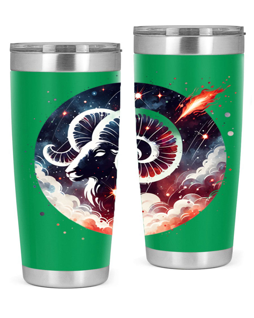 aries 140#- zodiac- Tumbler
