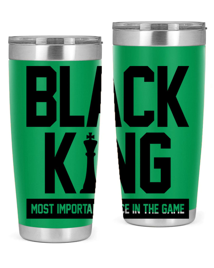 black king 199#- black words phrases- Cotton Tank