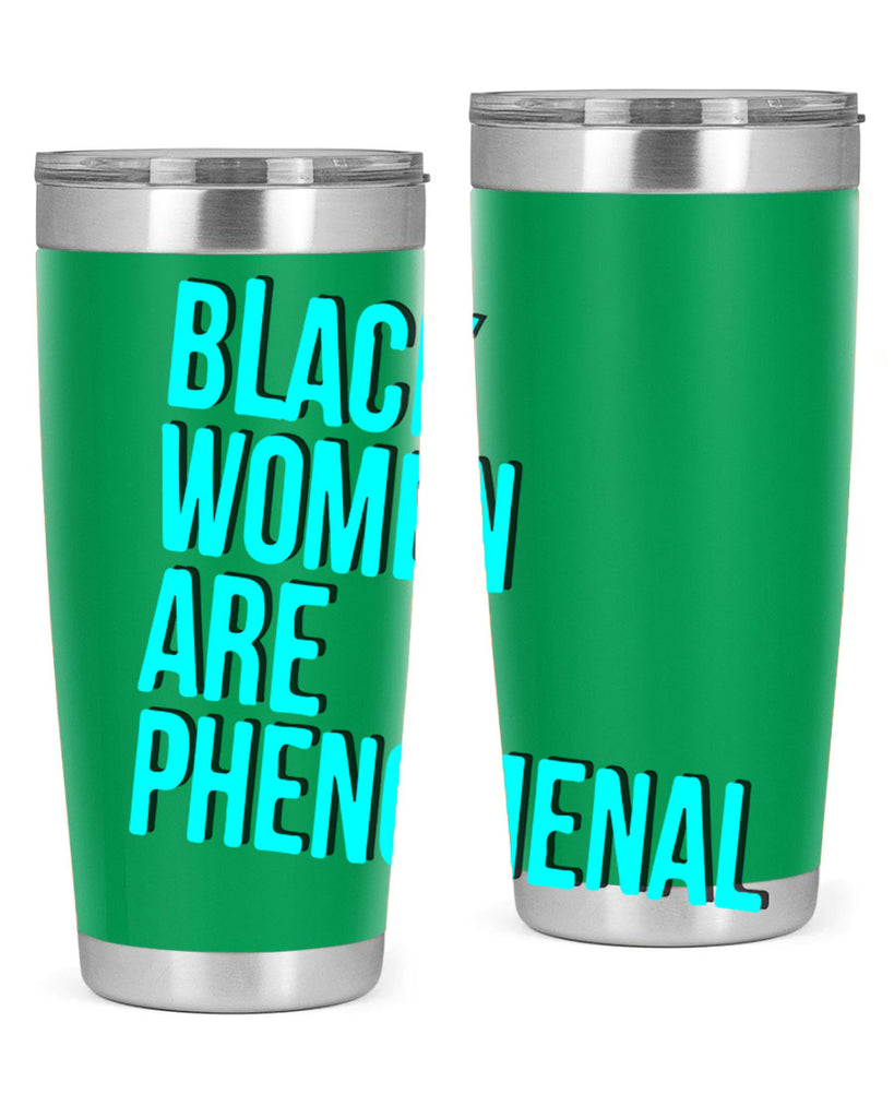black woman are phenomenal color 216#- black words phrases- Cotton Tank