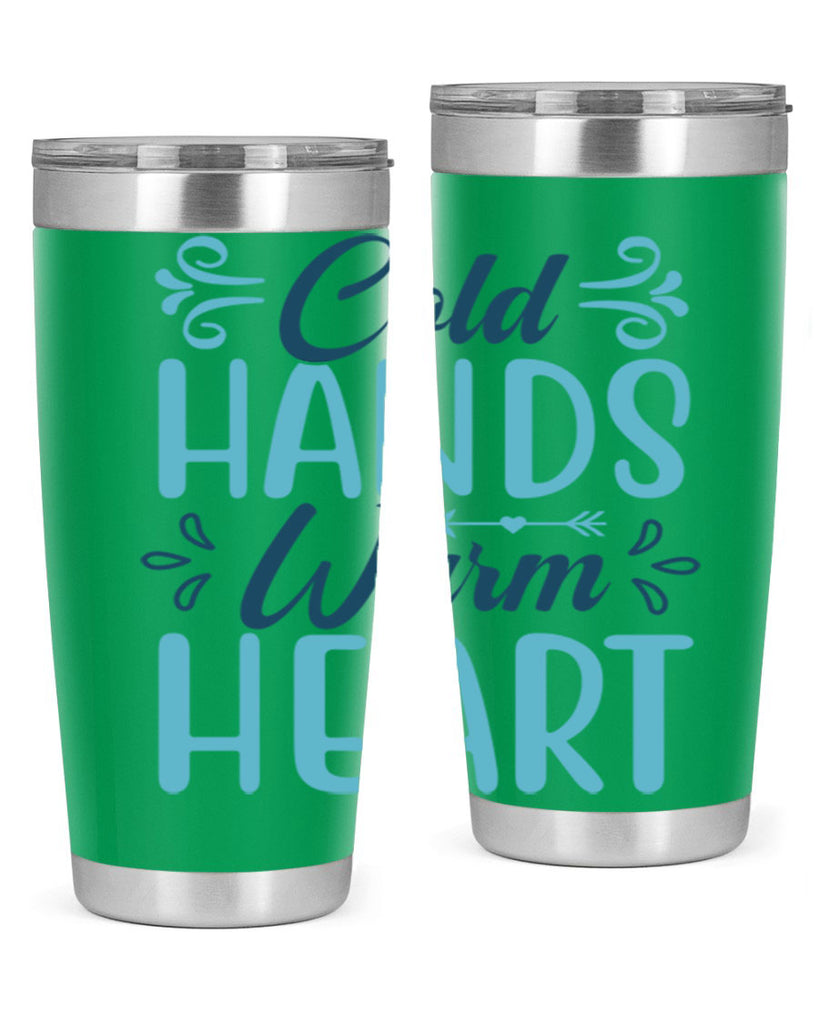 cold hands warm heart 50#- winter- Tumbler