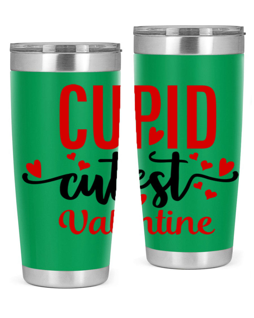 cupid cutest valentine 72#- valentines day- Tumbler