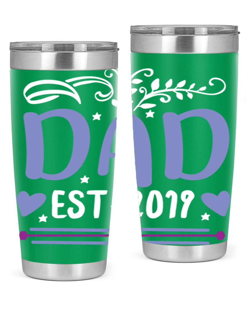 dad est 100#- fathers day- Tumbler