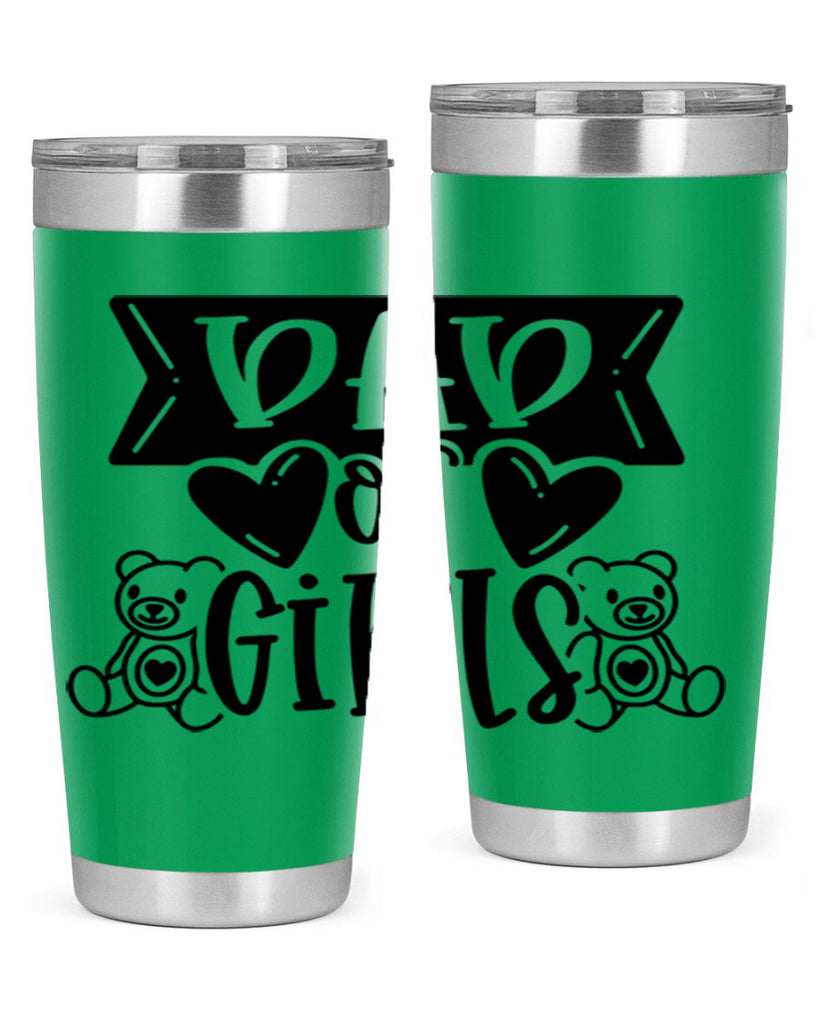 dad of girls 60#- fathers day- Tumbler