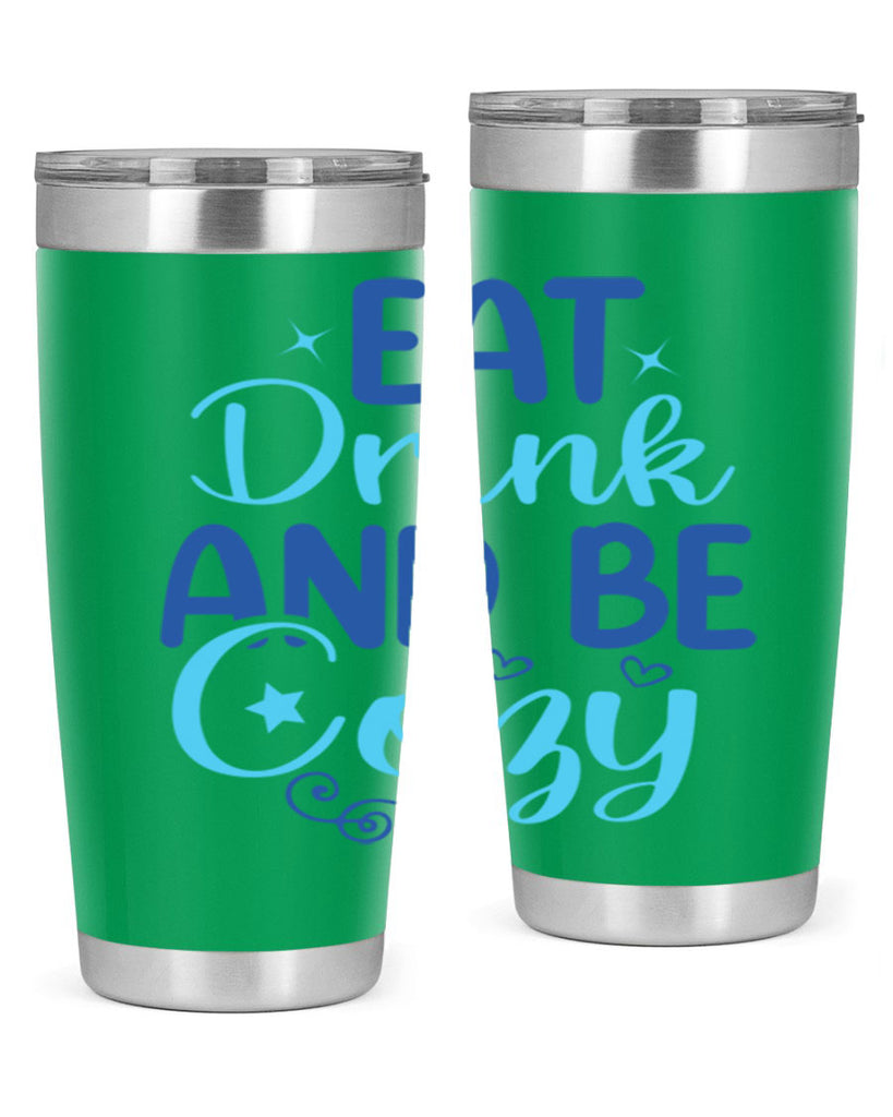 eat drink and be cozy 97#- winter- Tumbler