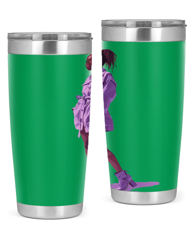 fashion girl in lavender 66#- fashion- Cotton Tank