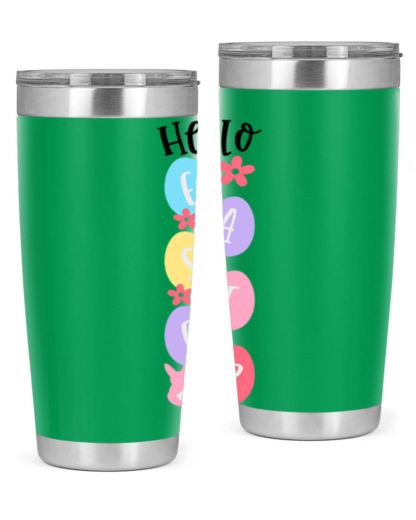 hello easter 32#- easter- Tumbler