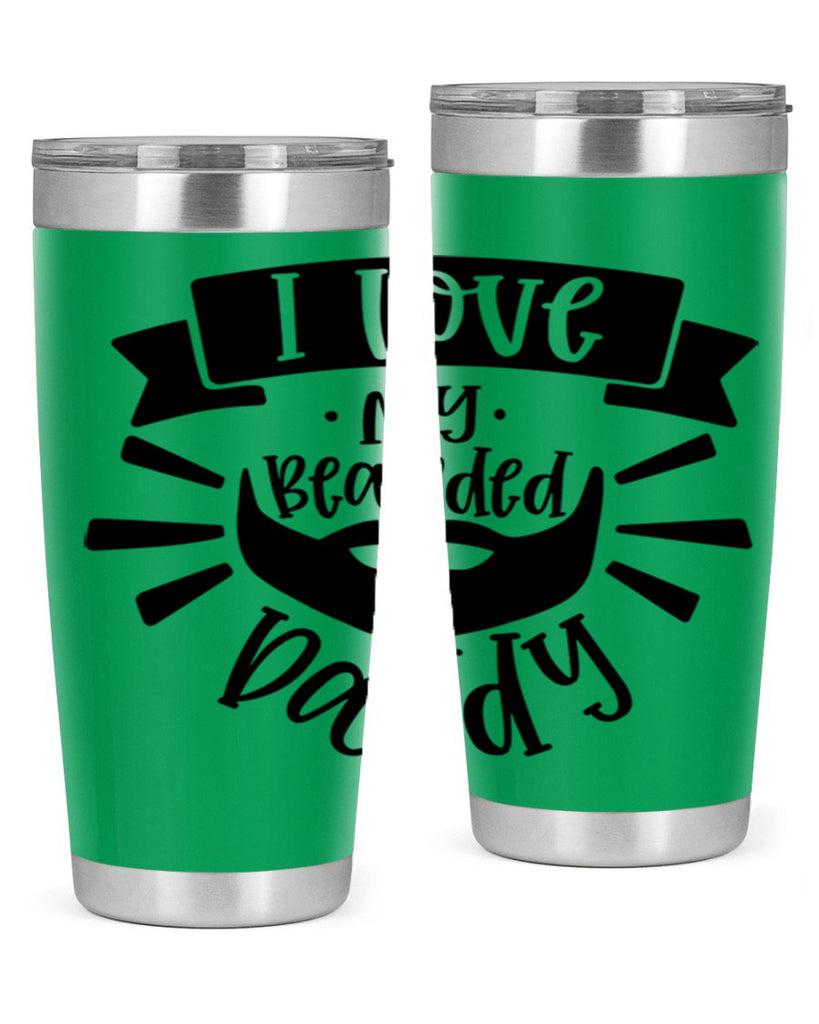 i love my bearded daddy 42#- fathers day- Tumbler