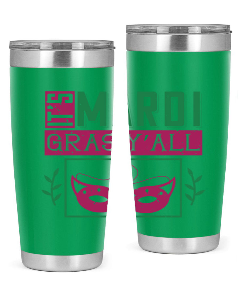 it’s mardi gras y’all 60#- mardi gras- Tumbler