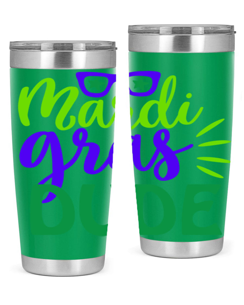 mardi gras dude 10#- mardi gras- Tumbler