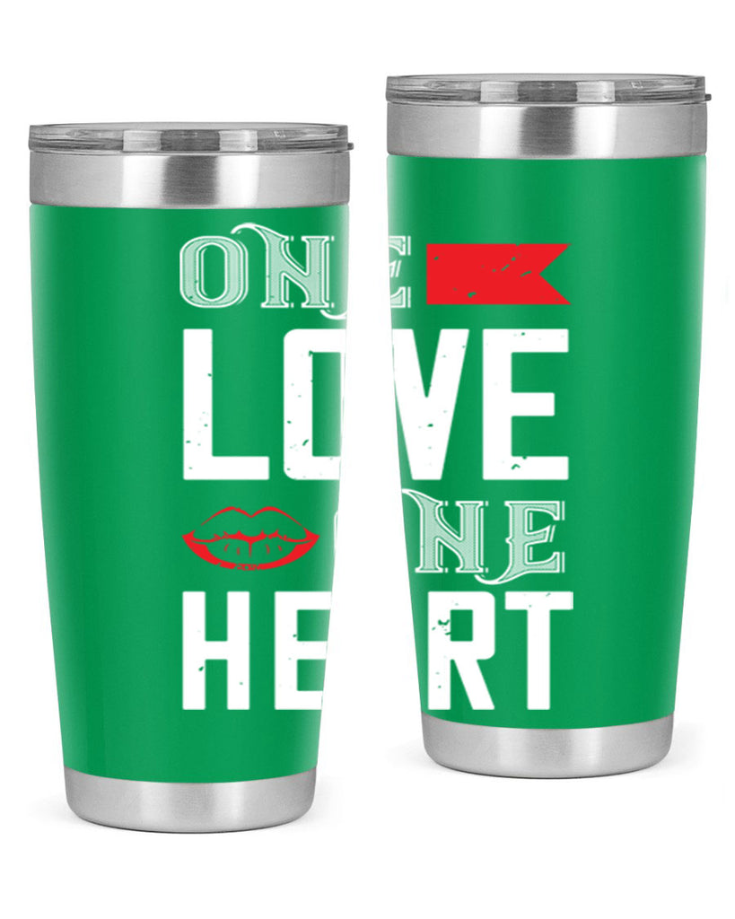one love one heart 32#- valentines day- Tumbler