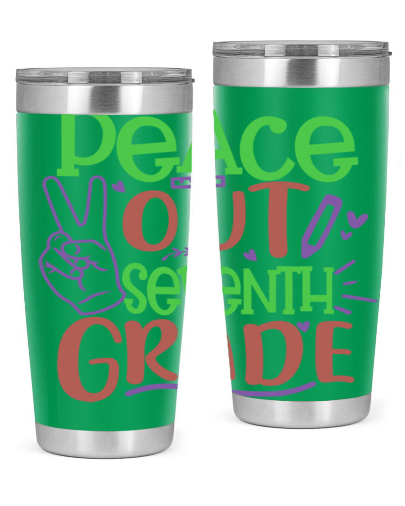 peace out 7th grade 2#- 7th grade- Tumbler