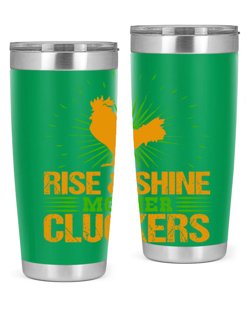 rise and shine mother cluckers 38#- farming and gardening- Tumbler