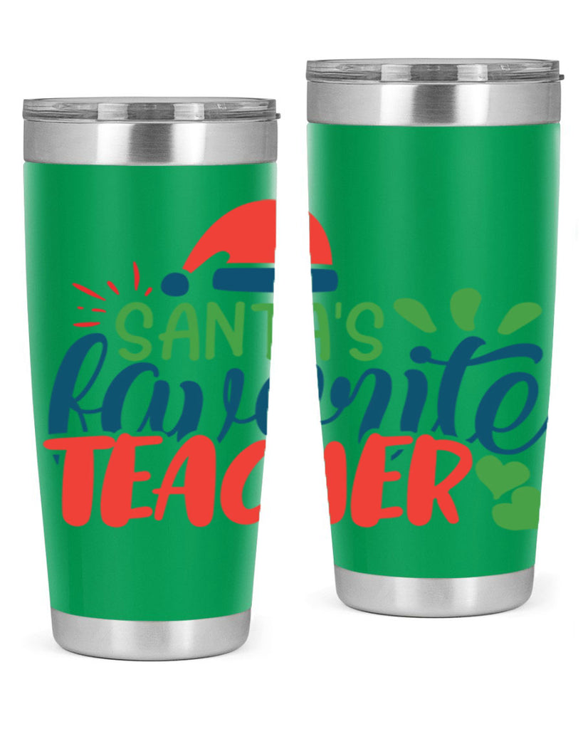 santas favorite teacher Style 151#- teacher- tumbler