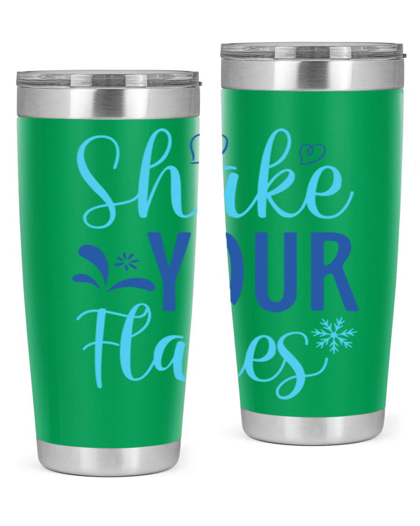 shake your flakes 359#- winter- Tumbler