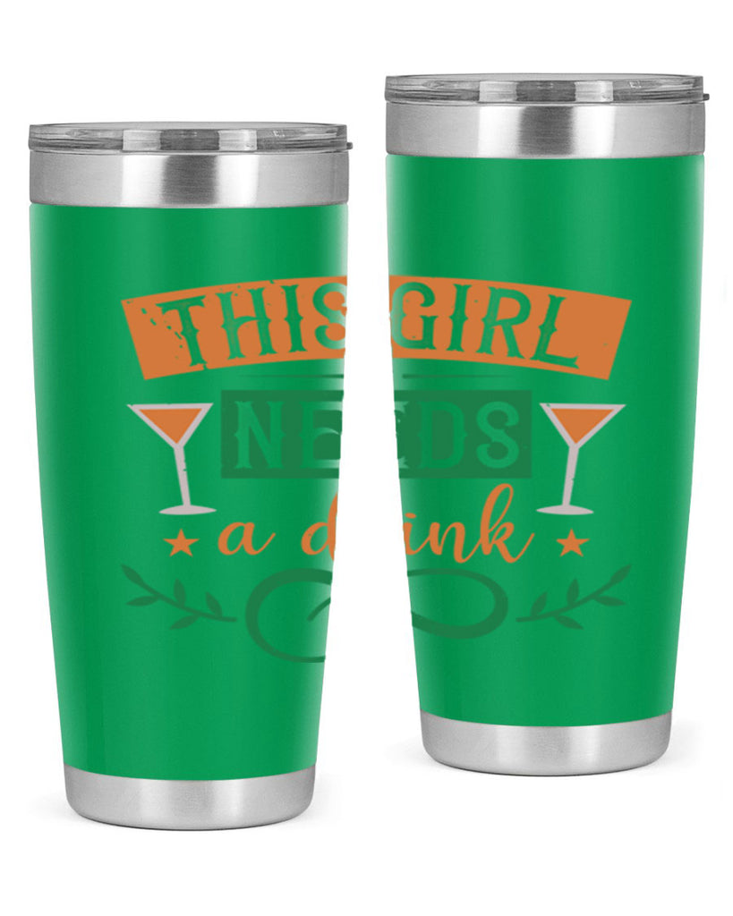 this girl needs a drink 1#- mardi gras- Tumbler