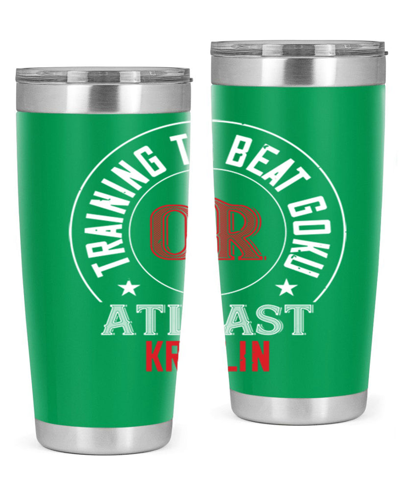 training to beat goku or atleast krillin 60#- gym- Tumbler