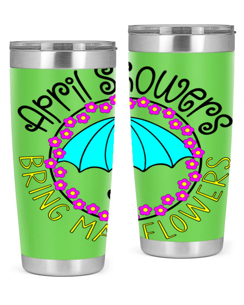 April showers21#- spring- Tumbler