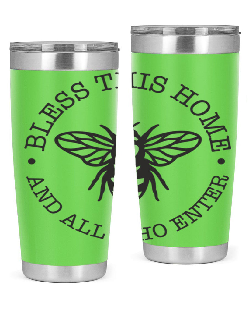 Bless this Home Bee59#- spring- Tumbler