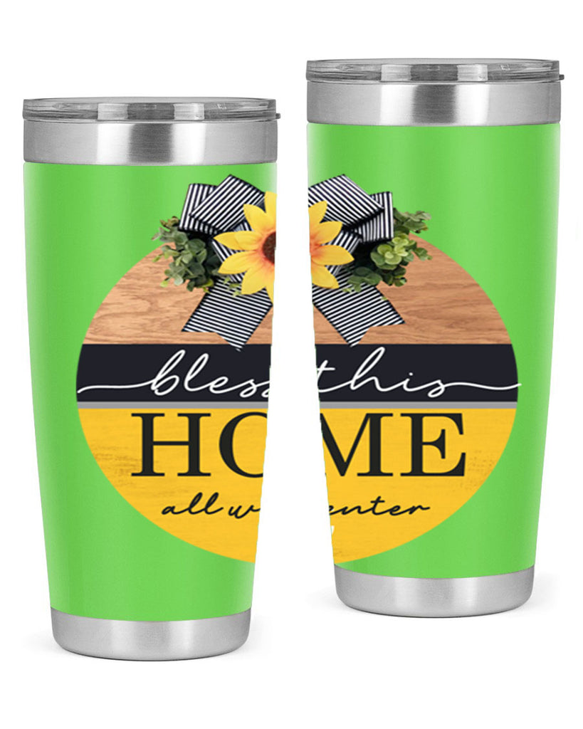 Bless this Home and all Mockup56#- spring- Tumbler