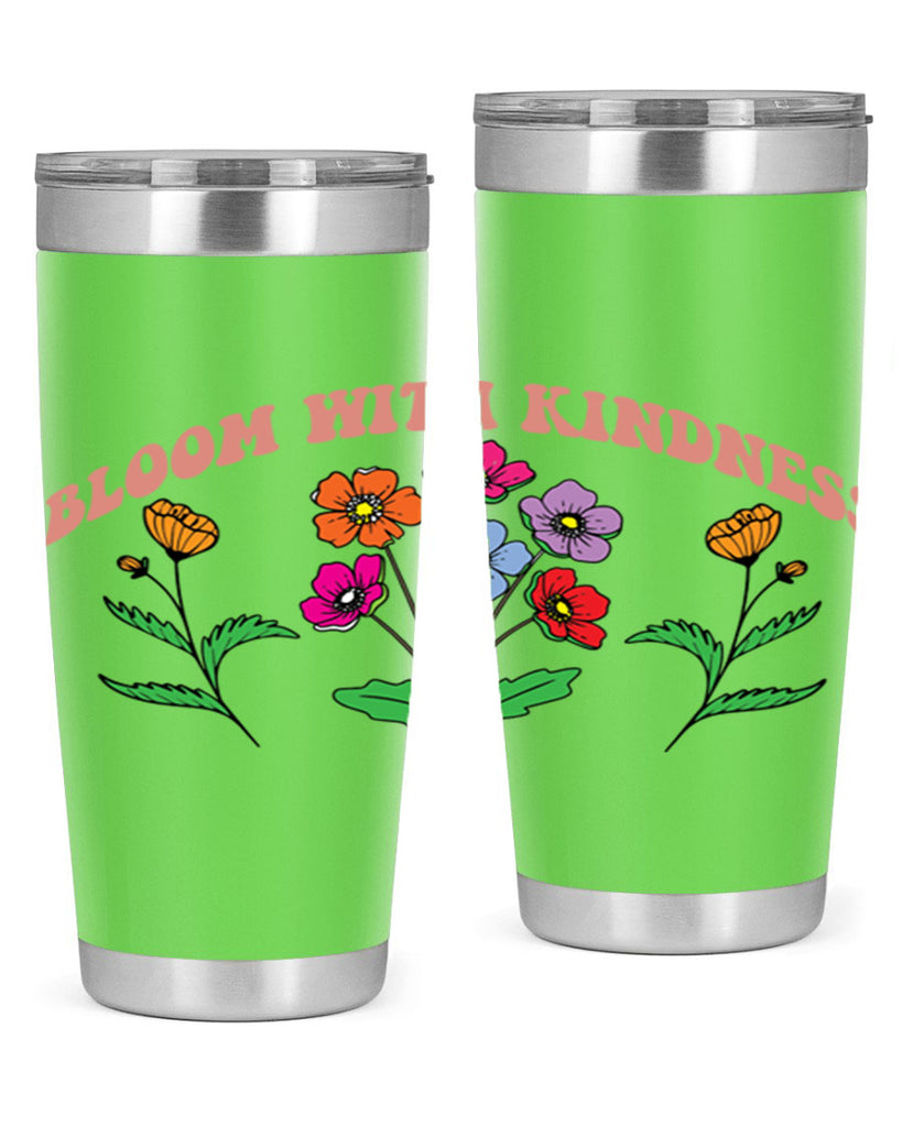 Bloom with Kindness  92#- spring- Tumbler