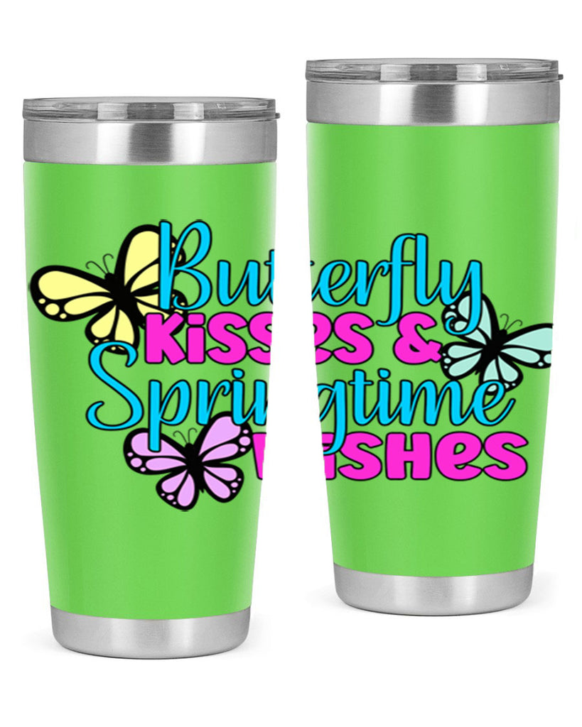 Butterfly kisses & springtime wishes95#- spring- Tumbler