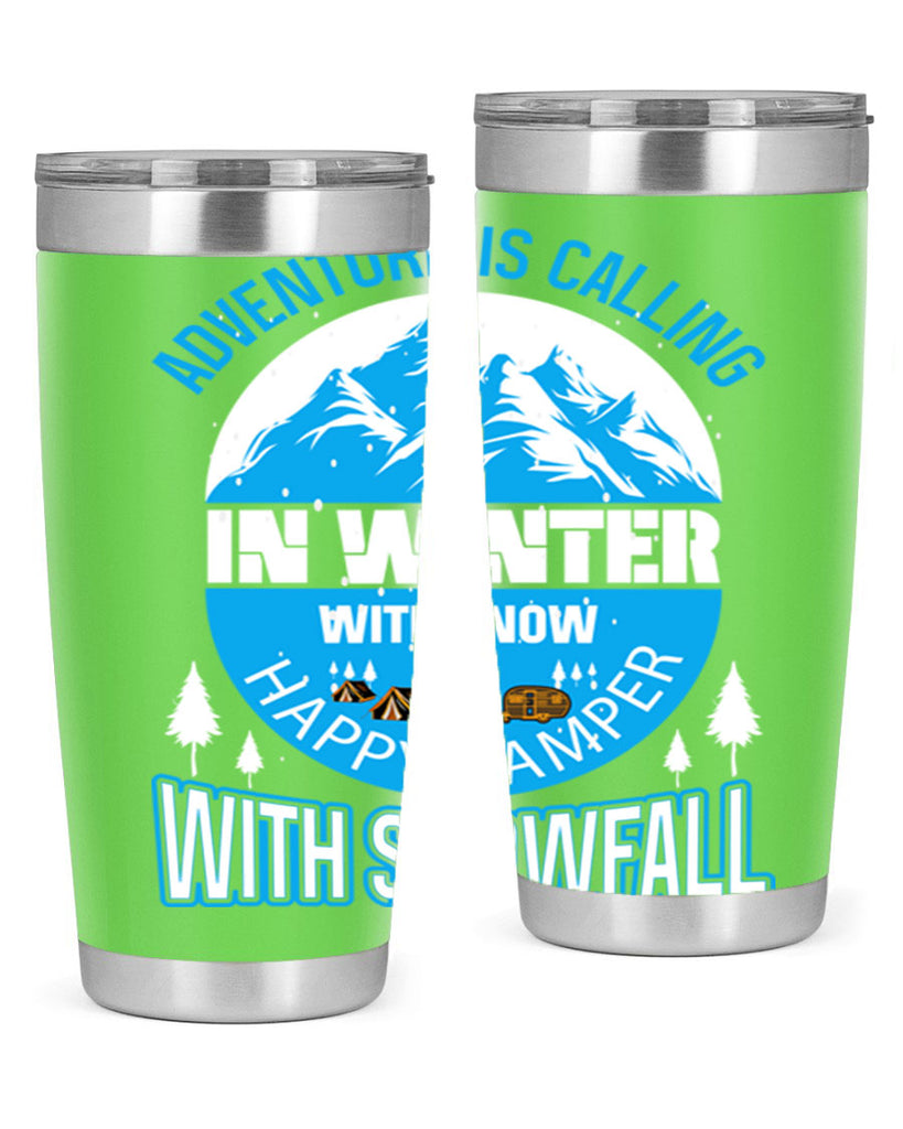 Camping Winter 39#- winter- Tumbler