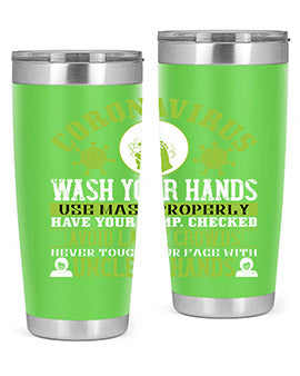 Coronavirus Wash Your Hands Use Style 1#- corona virus- Tumbler