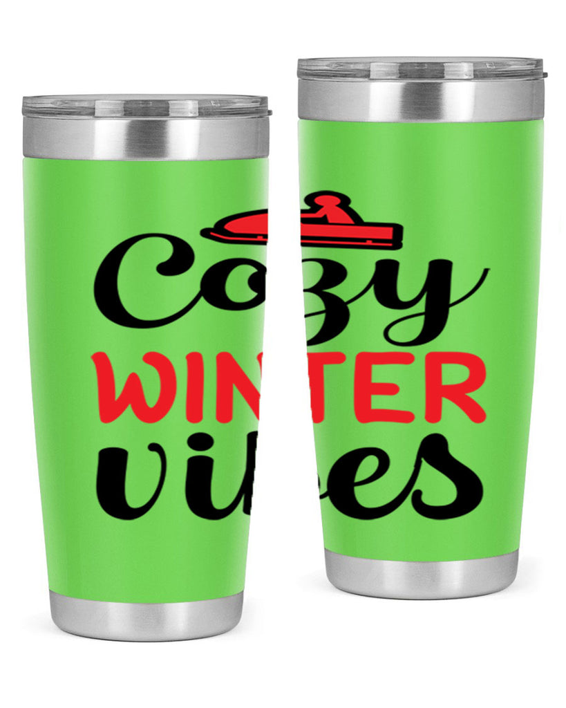 Cozy winter vibes 68#- winter- Tumbler