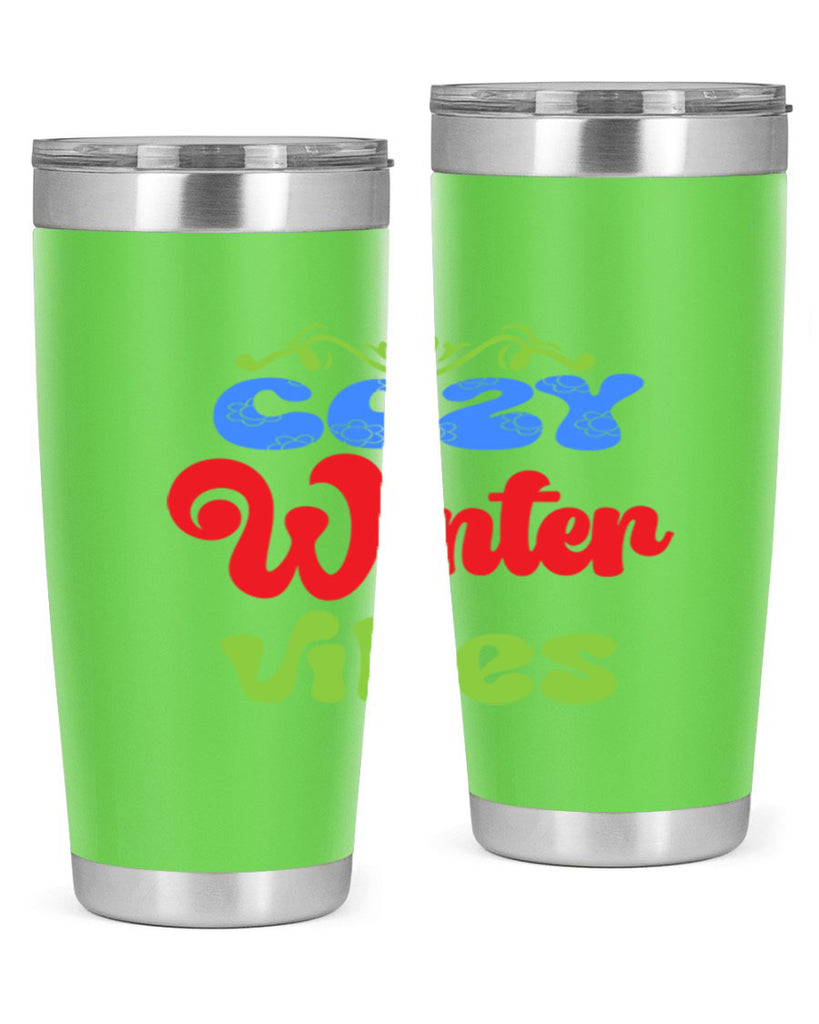 Cozy winter vibes 75#- winter- Tumbler