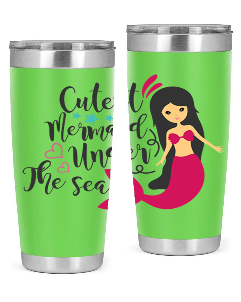Cutest Mermaid under the sea 95#- mermaid- Tumbler