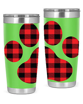 Dog Paw Style 94#- dog- Tumbler