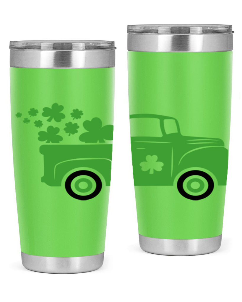 Green Truck Style 97#- St Patricks Day- Tumbler