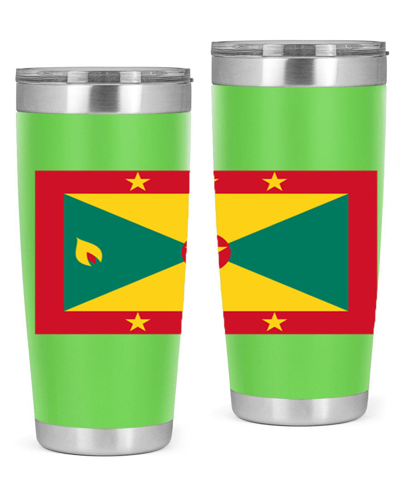 Grenada 130#- world flags- Tumbler