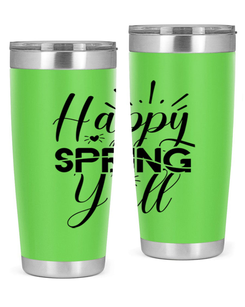 Happy Spring Y'all 165#- spring- Tumbler